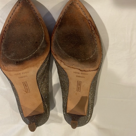 Vince Camuto Silver Vero Cuoio Heels - Picture 5 of 5